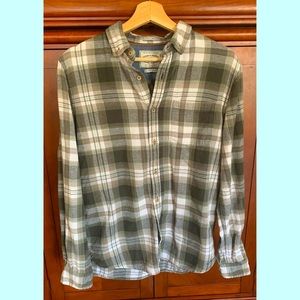 Mens Slim Fit Flannel. Denim and Flowers